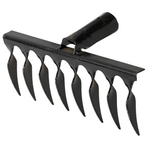 Грабли витые 8 зуб.пор.окр.(250*90*2мм)