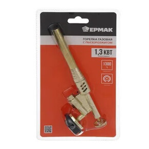 Горелка газовая пьезо метал.золот.G700