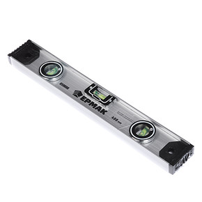 Уровень 400мм 3глазка "Рельс"(Ермак)