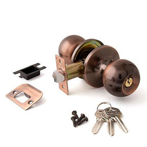 Защелка 6072-01-АС медь ключ/зав.Vanger