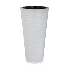 Кашпо "Оазис" 63л со вставкой 13л серый